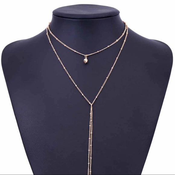 3 for $25⚡️Dainty Layered choker tassel necklace - Picture 3 of 7